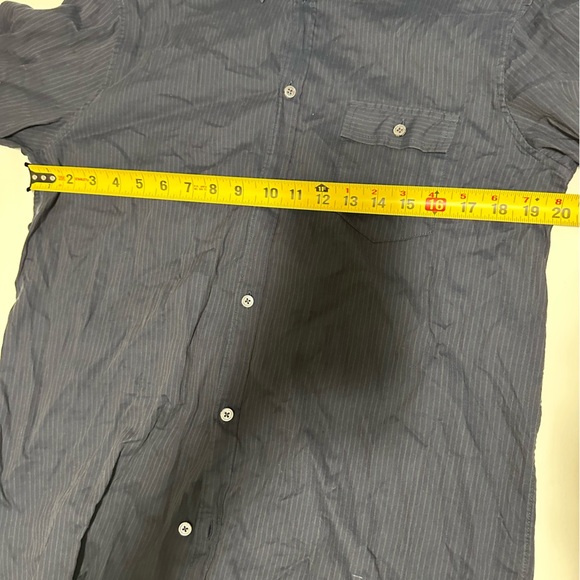 marc by marc jacobs classic fit button down shirt Navy Size Large - Picture 4 of 5